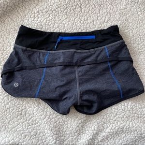 Lululemon speed up shorts size 2